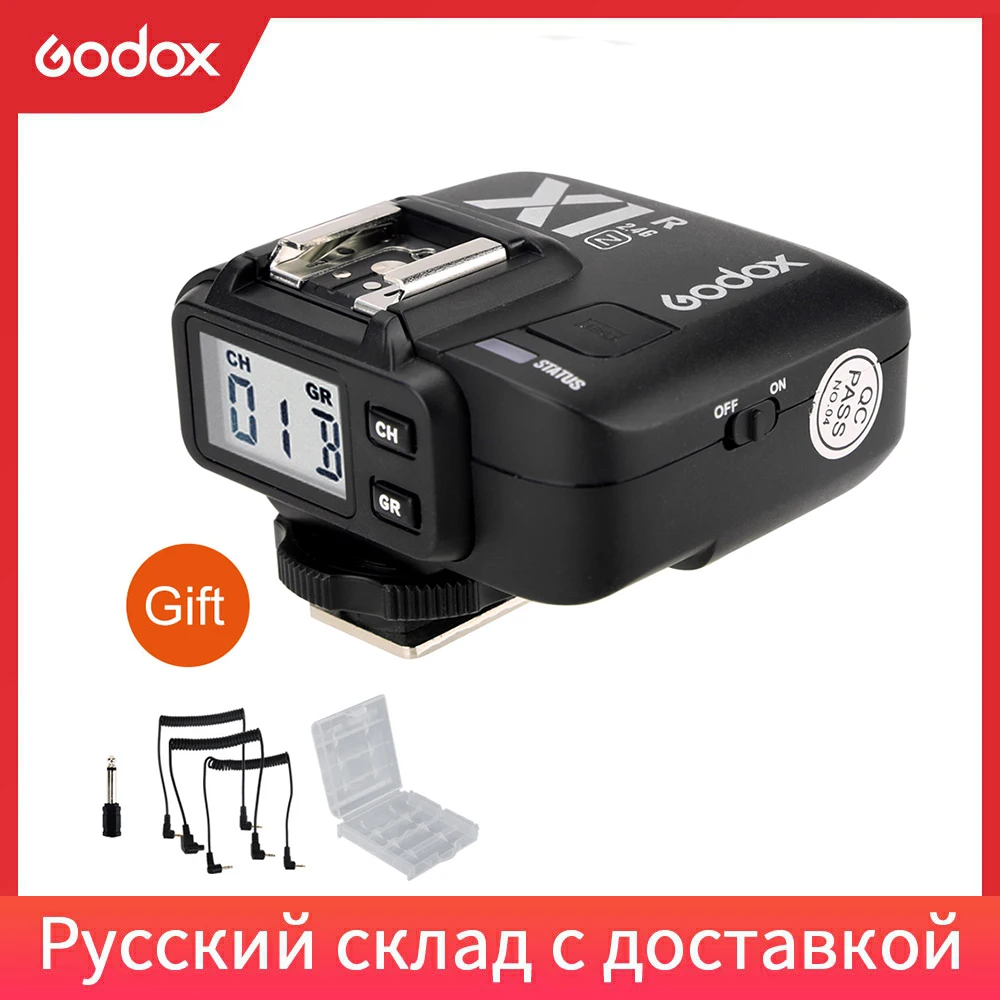 Беспроводной ресивер Godox X1R-N 2 4G для триггерного передатчика X1N Nikon DLSR D800 D3X D3 D2X D2H D1H