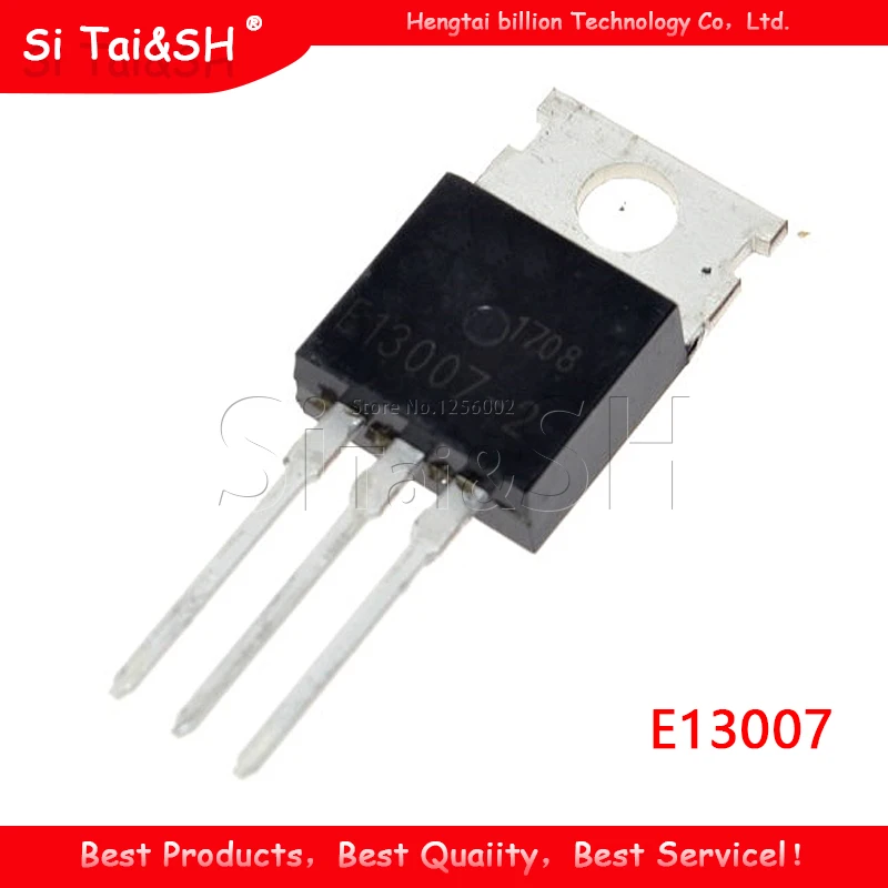 10PCS/Lot Brand New Transistor E13007 E13007-2 MJE13007 e13007 J13007 Triode TO-220 | Электронные компоненты и