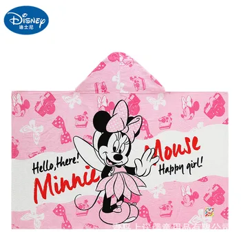

Disney Minnie Mickey mouse Children Cotton towel bath towel Bathrobe Vacation swimming beach bathe Water absorption fashion