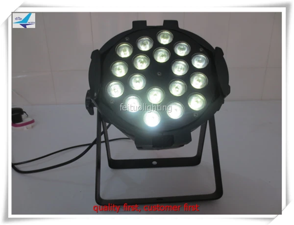 E-2lights RGBW 4в1 18*10 Вт Led Par Can Quad DMX512 алюминиевый par 64 сценический свет