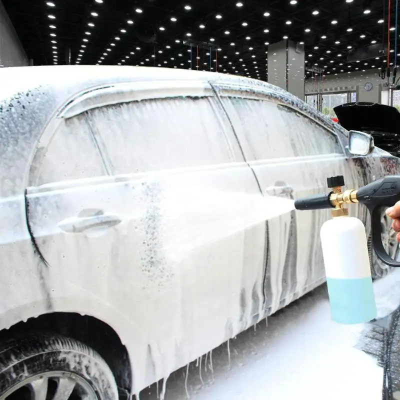 

Car Wash Foam Gun High Pressure Washer Foamer Generator Water Sprayer Gun Car Styling Cleaning Foam Lance Jet For Karcher