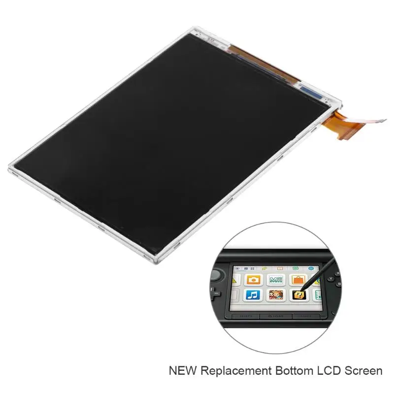 Запасной верхний нижний ЖК-экран, пригодный для Kind 3DS XL/LL