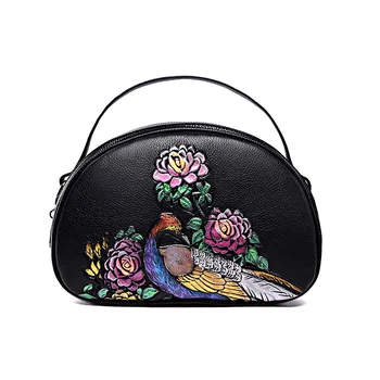 

2020 new fashion middle-aged and elderly printed women's bag casual multi-layer cross shoulder bag hand bag mother bag