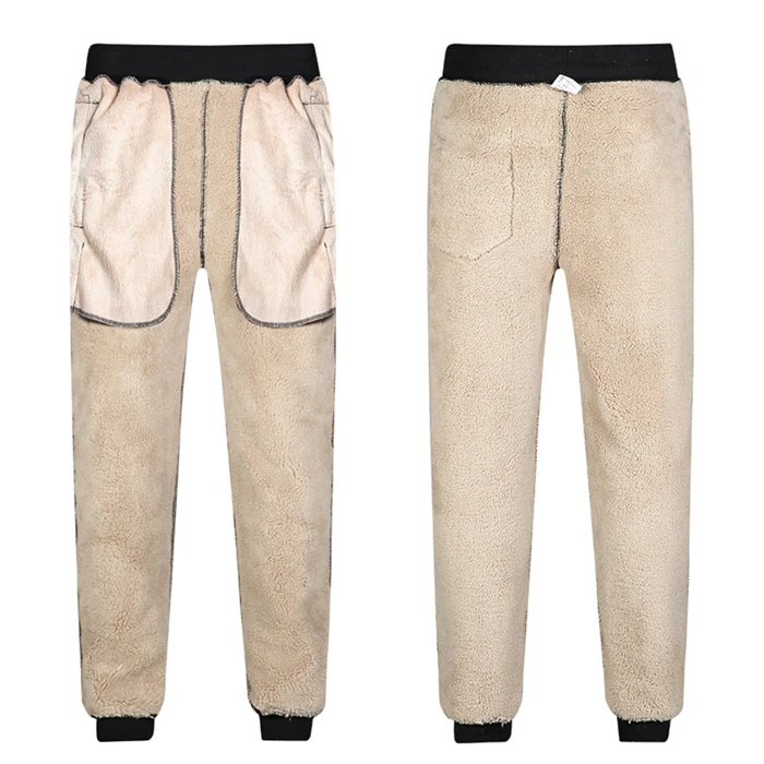 Зимние штаны размера плюс L-8XL, тренировочные Мужские штаны для бега, джоггеры, утолщенные бархатные мужские брюки из овчины, Теплые повседневные хлопковые прямые брюки