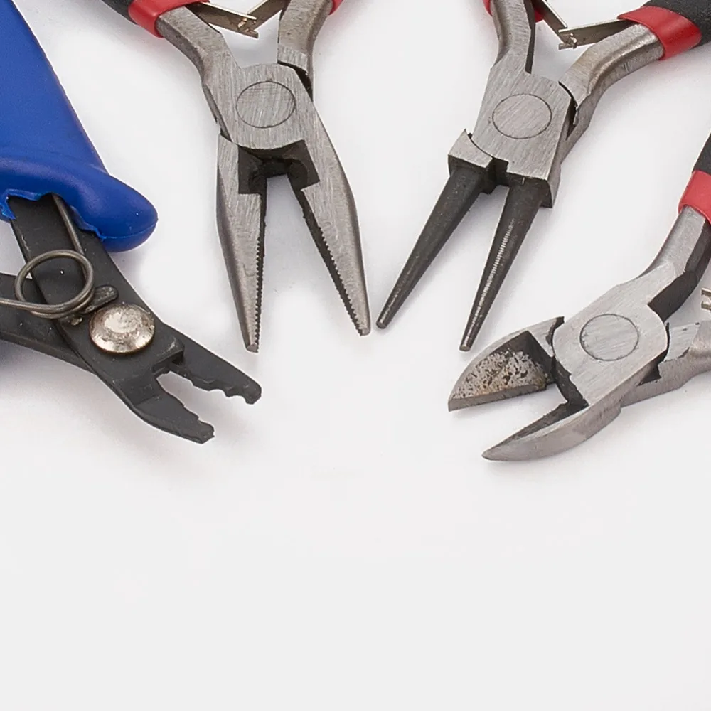 Смешанные формы DIY ювелирные инструменты и оборудование набор наборы круглый нос сторона/кусачки плоскогубцы для изготовления украшений вручную аксессуары