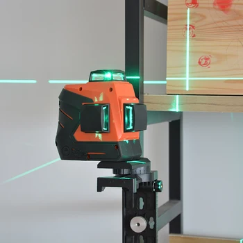 

TECLASER Laser Level 3D 12 Lines Self-Leveling 360 Rotary Vertical Horizontal Line Laser Measuring Green Laser Beam Line