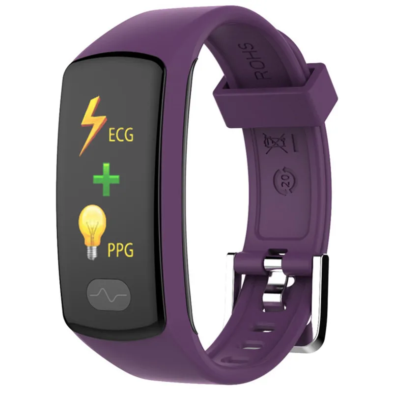 

E07 Smart Fitness Bracelet Heart Rate Monitor Tracker Smart Wristband ECG PPG Blood Pressure Smart Watch for IOS Android