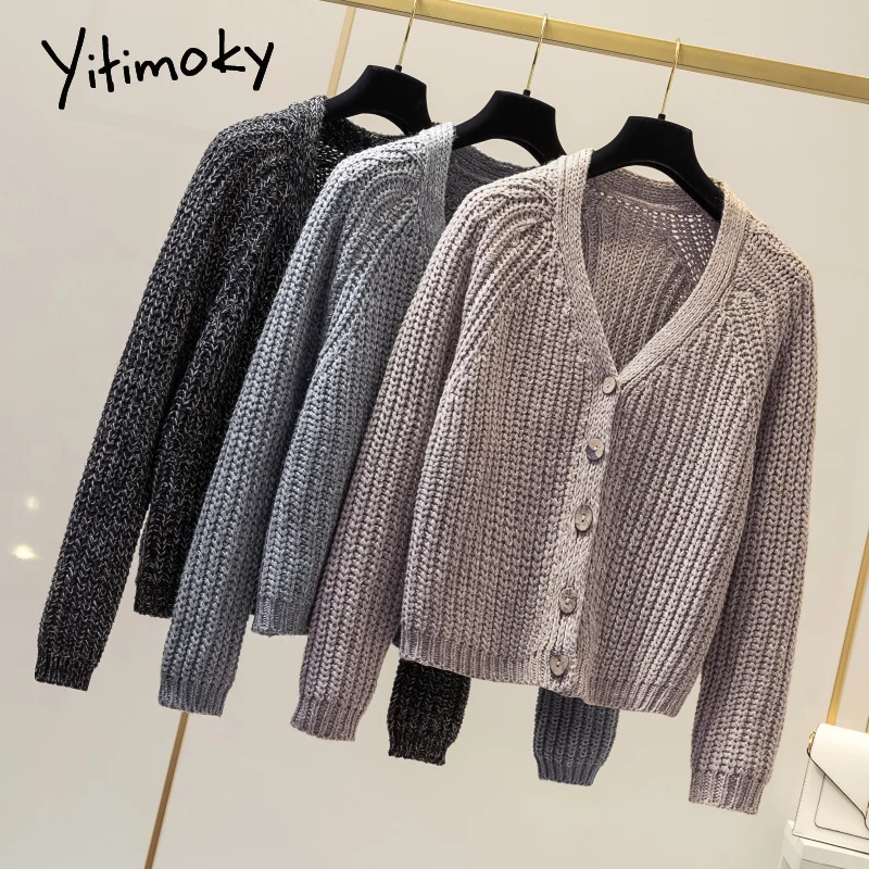 cardigan women sweater Batwing Sleeve Knitted Casual Single Breasted V-Neck Full plus size dresses 2019 Korean |