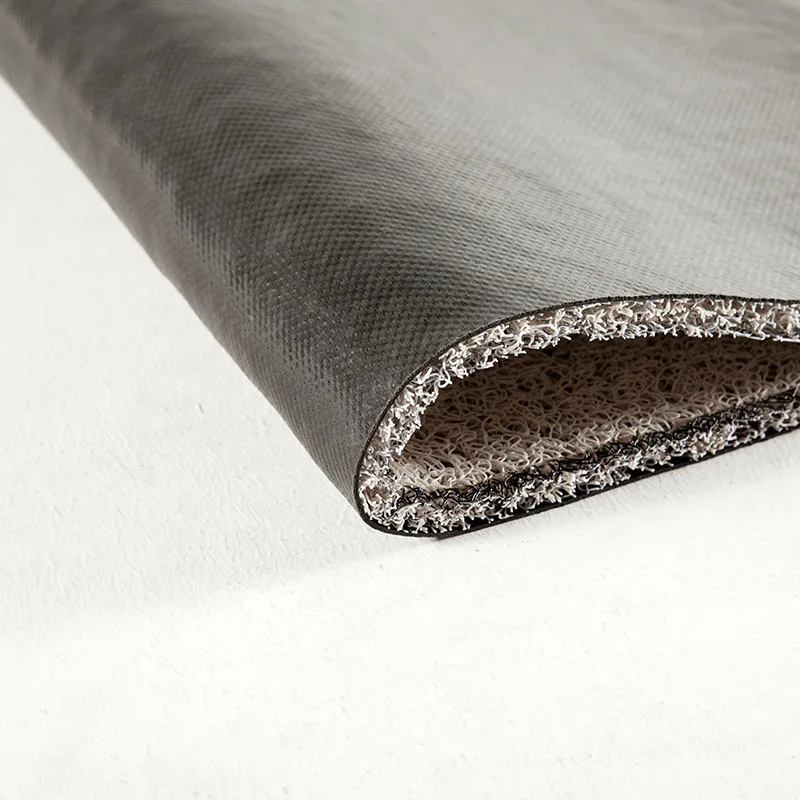 Anti-Slip  PVC Door Mats Carpet Nordic Minimalist Dust Carpet Kitchen Mat PVC Silk Loop Entrance Doormat for Hallway