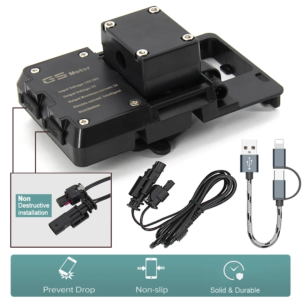 Support de chargeur de navigation USB GPS SMARTPHONE Support de charge