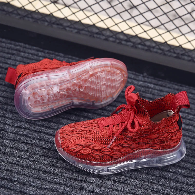 

Kids Running shoes Triple black Infant Sneakers Children sports Transparent bottom causal shoes girls boys Tennis trainers