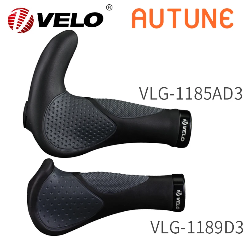 

Velo Grips VELO Attune 138mm MTB Mountain Bike Bicycle Handlebar Covers w/ Bar End Ergonomic Lock-On Shock Absorbing Non-slip