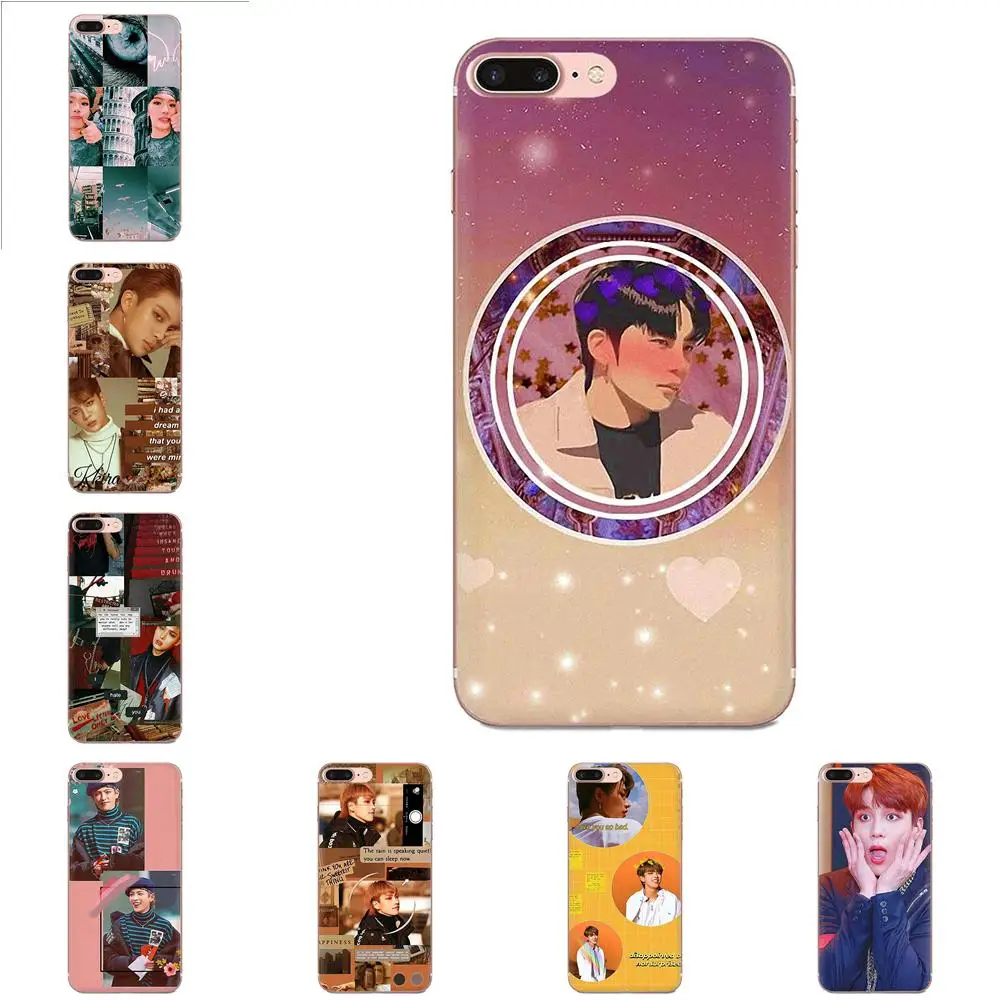 

Soft Stylish Case For Apple iPhone 4 4S 5 5C 5S SE 6 6S 7 8 11 Plus Pro X XS Max XR Ateez Hongjoong