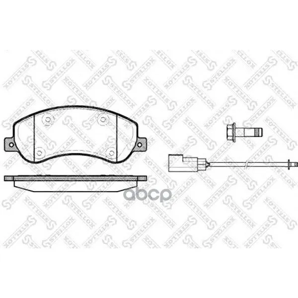 1261 002-Sx_=1250 02 [1433952]!Колодки Дисковые П Ford Transit