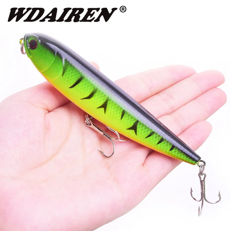 WDAIREN Topwater жесткая приманка карандаш 11 5 см 16 г воблеры для рыбной ловли кренкбейт