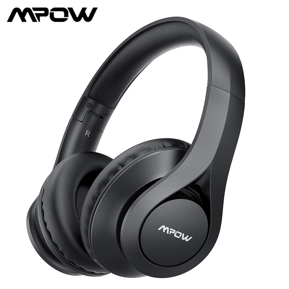 Mpow-auriculares inalámbricos 059 Pro/Lite, cascos por encima de la oreja  con micrófono incorporado y 60 horas de reproducción, Bluetooth 5,0, para  oficina y clase en línea - AliExpress