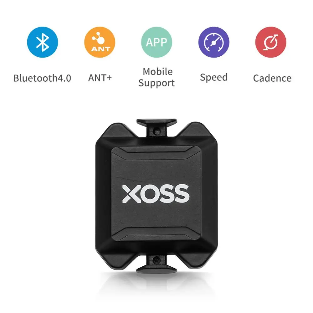 XOSS, велосипедный компьютер, измеритель скорости ANT+, скорость и частота вращения, двойной датчик, подходит для Garmin iGPSPORT Bryton Blutooth 4,0 Strava