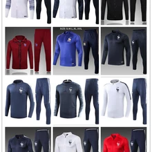 2 звезды Maillot de Foot survetement Homme Equipe de французская футбольная рубашка для бега Mbappe Griezmann, футбольный костюм, трикотажные изделия