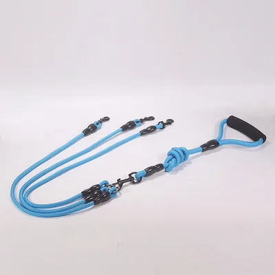 Pet Dog Leash Nylon Rope Double Dual Two Heads Dogs Leash 2 Way Coupler Walk Two and More Dogs Collars Harness Leads Dog Leashes 