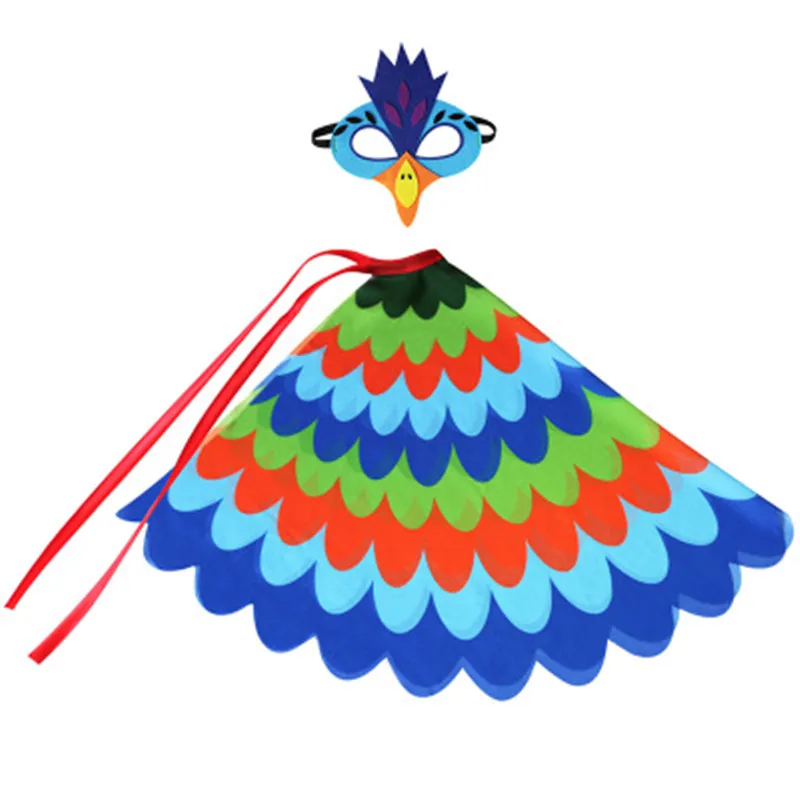 Carnival Costume Kids Birds Boys Costume for Kids Animal Wings with Masks Child Costume Halloween Child Cosplay Costume Set