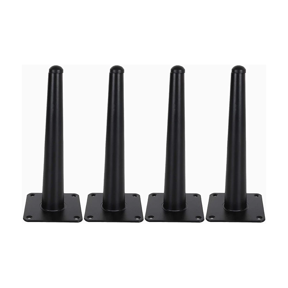 4pcs Metal Furniture legs Straight Cone And Oblique Cone Table Leg Sofa Chair Leg coffee tables Furniture fittings,15/20/25/30CM