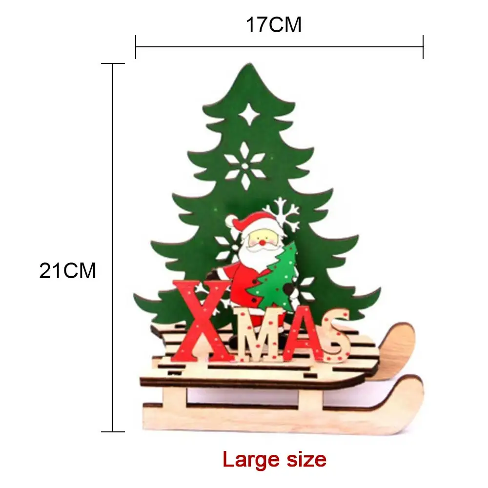 DIY Material Package Wood Christmas DIY Christmas Tree Christmas Decorations Santa Claus Entertainment Gift Manual Product