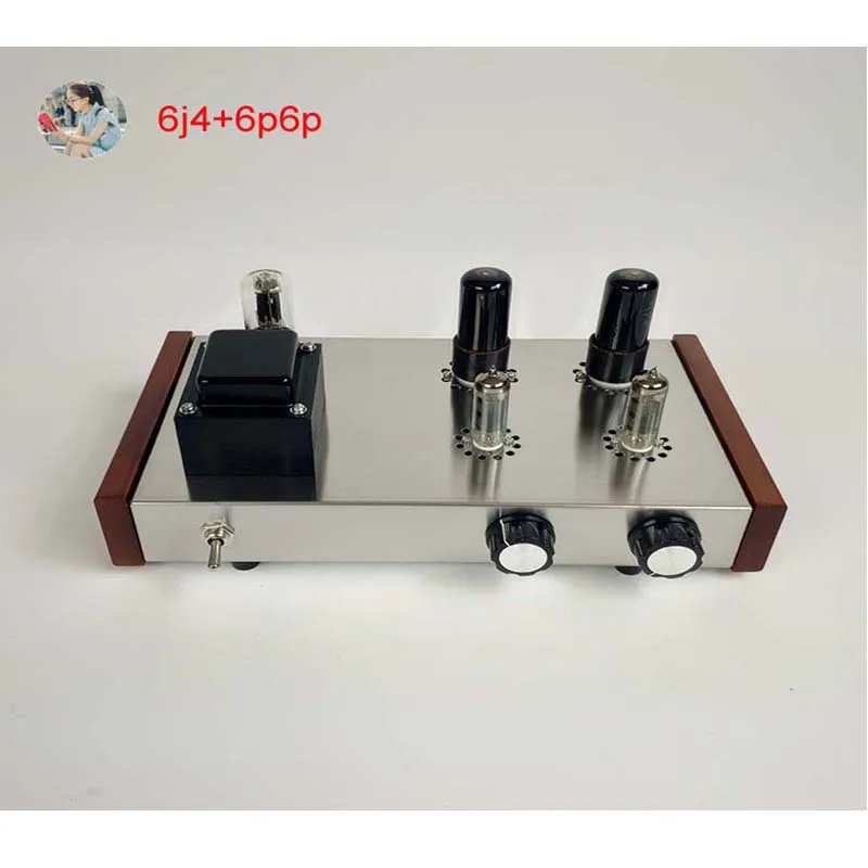 Трубчатые усилители Nobsound 2021 комплект сделай сам 6j4 + 6p6p Bluetooth/CD/AUX вход передний