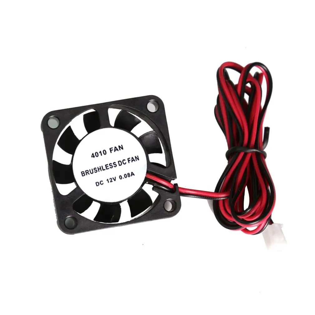 

Anet A8 A6 4010 FAN 12V 24V Circuit Board Heat Cooler Ventilator Small Fan Brushless DC Cooling Fan 2pin For 3D Printer
