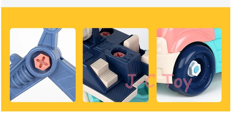 儿童玩具_批发儿童手工玩具-益智拆卸飞机拆装工程车玩具_65