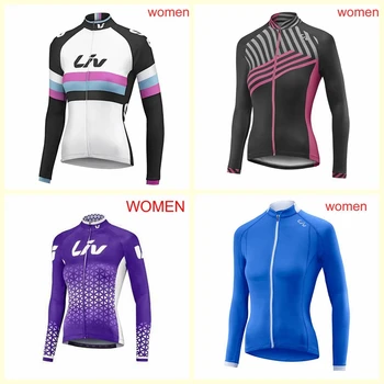 

Women Cycling long Sleeves jersey Women Long sleeve cycling Jersey Road Bike and MTB riding clothes Quick-dry Breathable A716-5