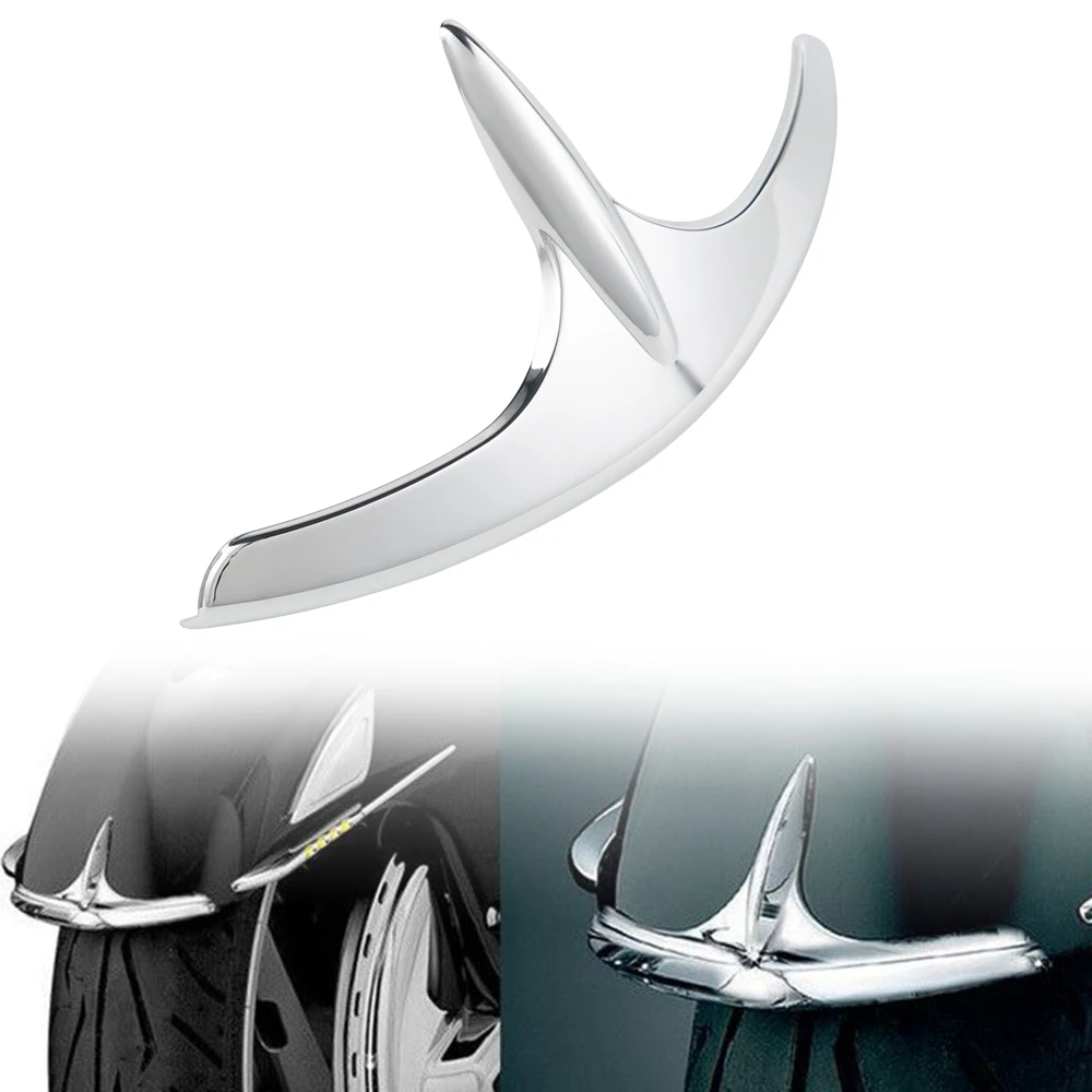 Motorcycle Accessories Motorcycle Front Fender Tip Decoration Trim Cover Frame For Honda Goldwing GL1800 GL 1800 2001-2011 2008 Plastic Accessories