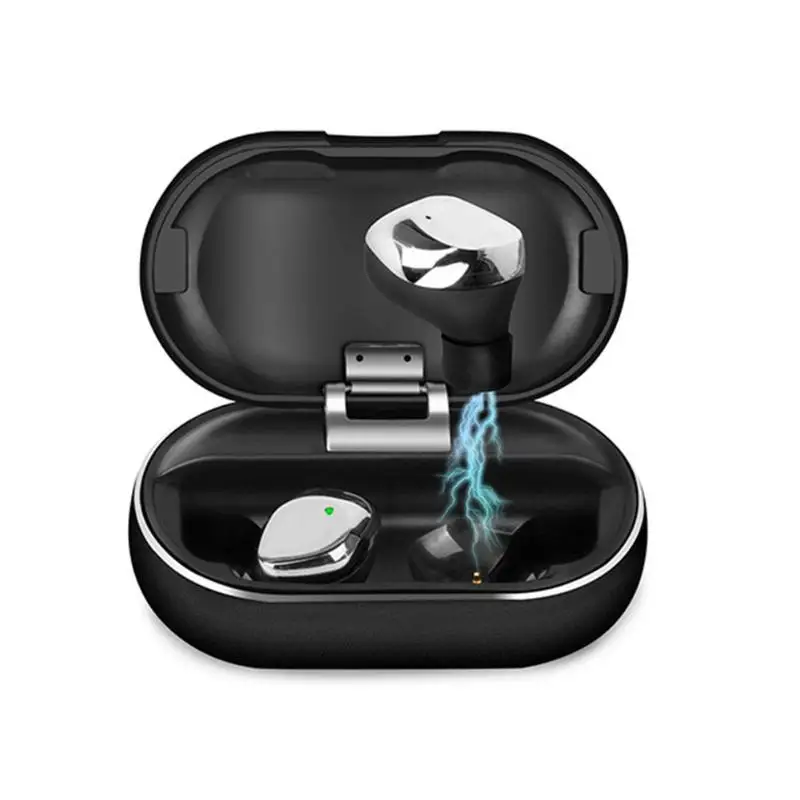 

X26 TWS Smart Bluetooth 5.0 Earphones Noise Reduction Headset Waterproof with Charging Case Black/Red/Silver