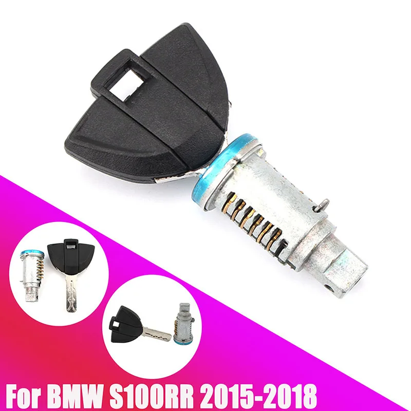 Motorcycle Rear Passenger Seat Lock Core Key Set Fit For BMW S1000RR S1000R 2015 2016 2017 2018 Motorcycle Accessories