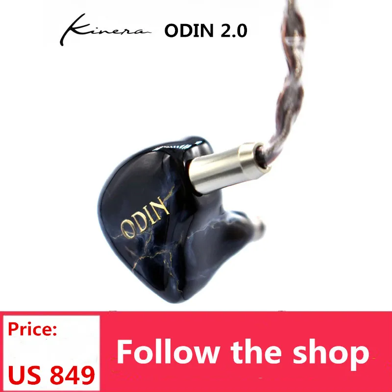 

Kinera ODIN 2.0 K8 8BA In Ear Earphones Hifi Balanced Armature Earphones Ear hook Noise-Cancellation Earbuds