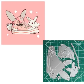 

Shoes Bunny Metal Cutting Dies Stamps Stencil Scrapbooking Photo Album Card Paper Embossing Craft DIY