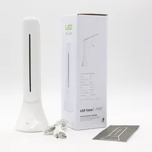 Настольная лампа для защиты глаз, маленькая настольная лампа, светодиодный, Складная Настольная лампа для студентов, сенсорная настольная лампа