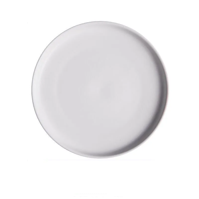 Uniho керамические обеденные тарелки фарфоровые блюда и тарелки наборы посуды тарелка для торта десертная тарелка суши тарелка столовая посуда наборы - Цвет: G-white