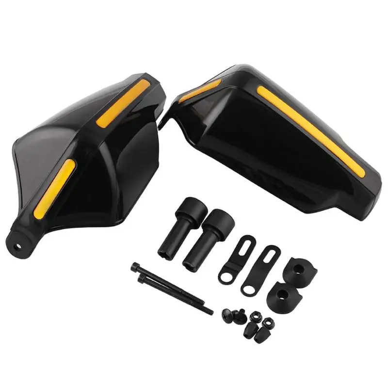 1 пара 7/8 22 мм руль мотоцикла ручная защита PP модифицированные части Практичный Прочный ветрозащитный протектор Универсальный