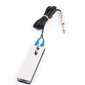 

1pcs Mini Stainless Steel Foot Switch Pedal Tattoo Clip Cord For Tattoo Mahcine Tattoo Power Supply Free Shipping