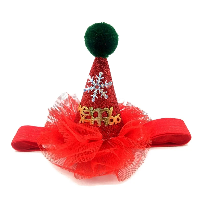Рождественская собака бейсболка с кошкой дизайн щенок шапки для собак с оголовьем милый блесток дизайн головной убор шляпа рождественские вечерние аксессуары для домашних животных - Цвет: Красный