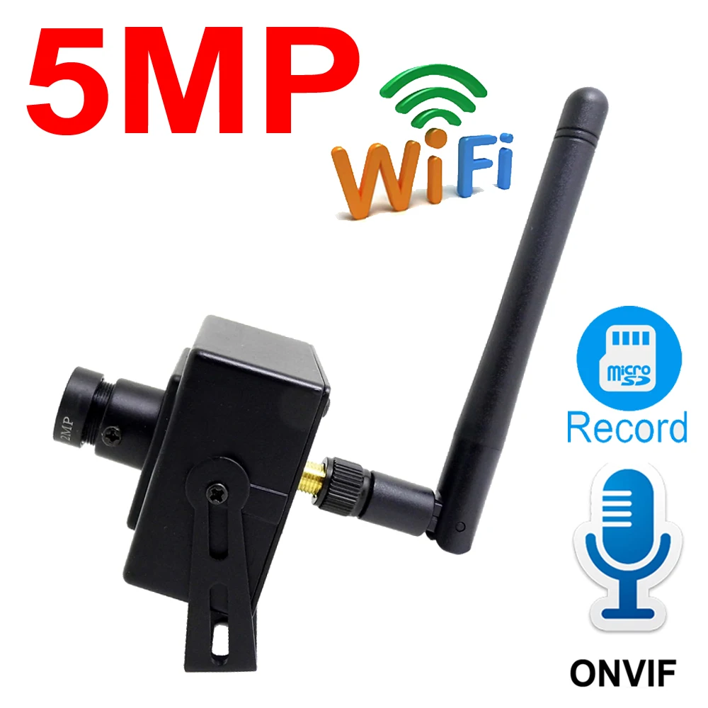 JIENUO 5 Мп Wi-Fi камера Ip 64G Аудио Full HD 16G 32G Cctv Безопасность Высокое разрешение