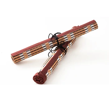 

Without Brush Ventilate Calligraphy Bamboo Writing Pack Protection Rolling Bag Moisture Proof Pen Case Curtain Portable