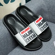 Мужские летние тапочки; тапочки для влюбленных; тапочки для пар; пляжные шлепанцы на плоской подошве для дивана; шлепанцы без задника; шлепанцы для ванной комнаты