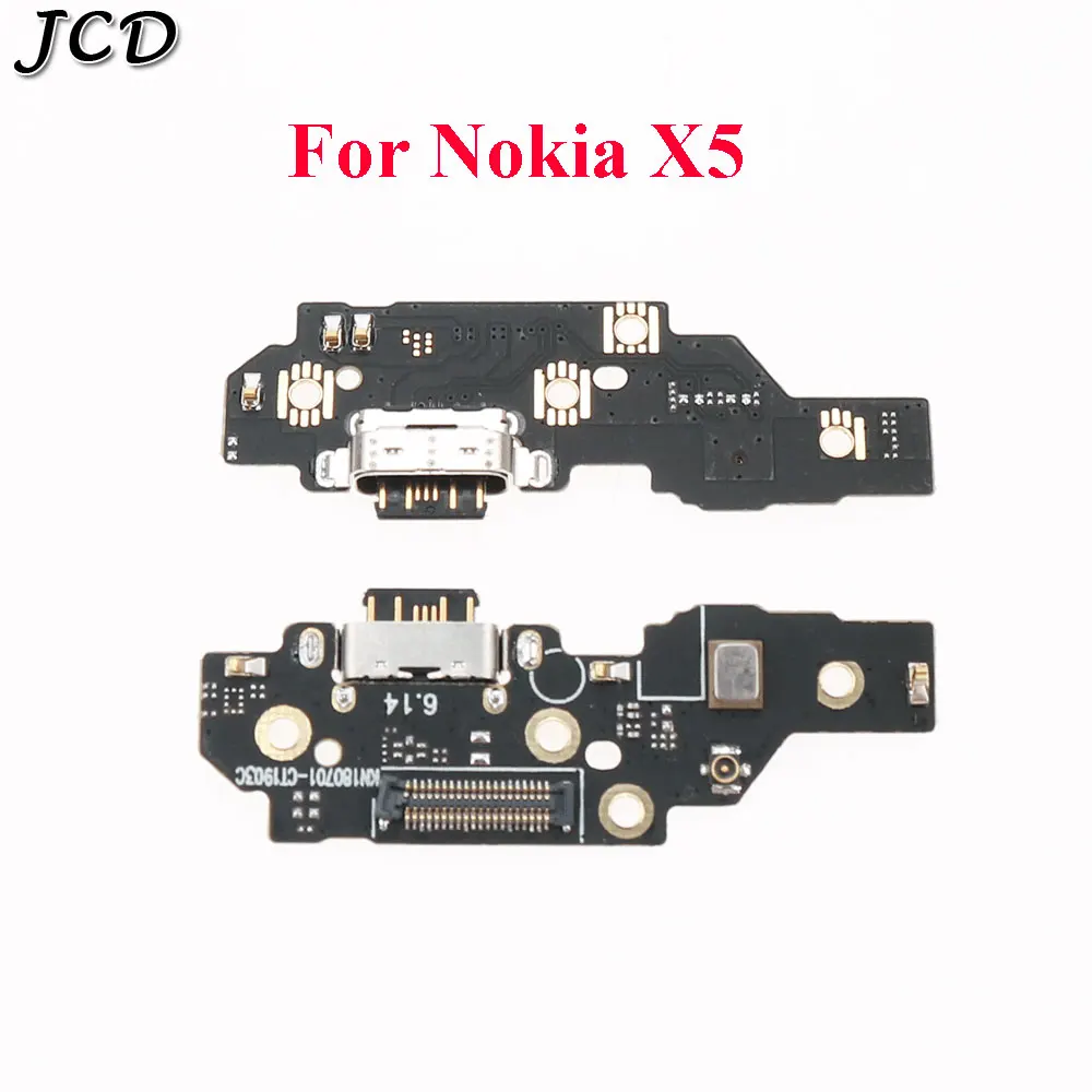 JCD для Nokia 5,1 plus Micro Зарядное устройство usb с гибким кабелем/Micro usb зарядка Нижняя плата для Nokia X5