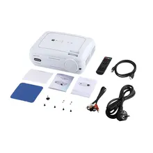 LESHP-BL58 светодиодный проектор портативный белый видео проектор домашний кинотеатр игровой проектор HDMI VGA USB wifi для Android