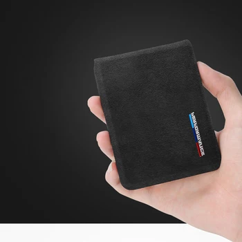 

Alcantara Bank Credit ID Card Holder Men Card Package Holder For BMW E60 F10 F20 F30 E46 E90 F15 F16 F34 F07 X3 F25 X4 X5 X6 E46
