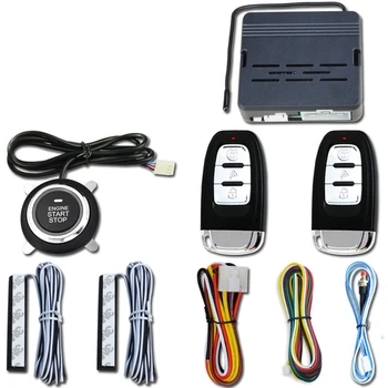 

Universal Car Alarm Vehicle System Protection Security System Keyless Entry Siren + 2 Remote Control Burglar Car Accessories