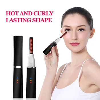

Portable Electric Eyelash Curler Heating Eyelash Curler Charging Tool USB Rechargeable Electric Eyelash Curler