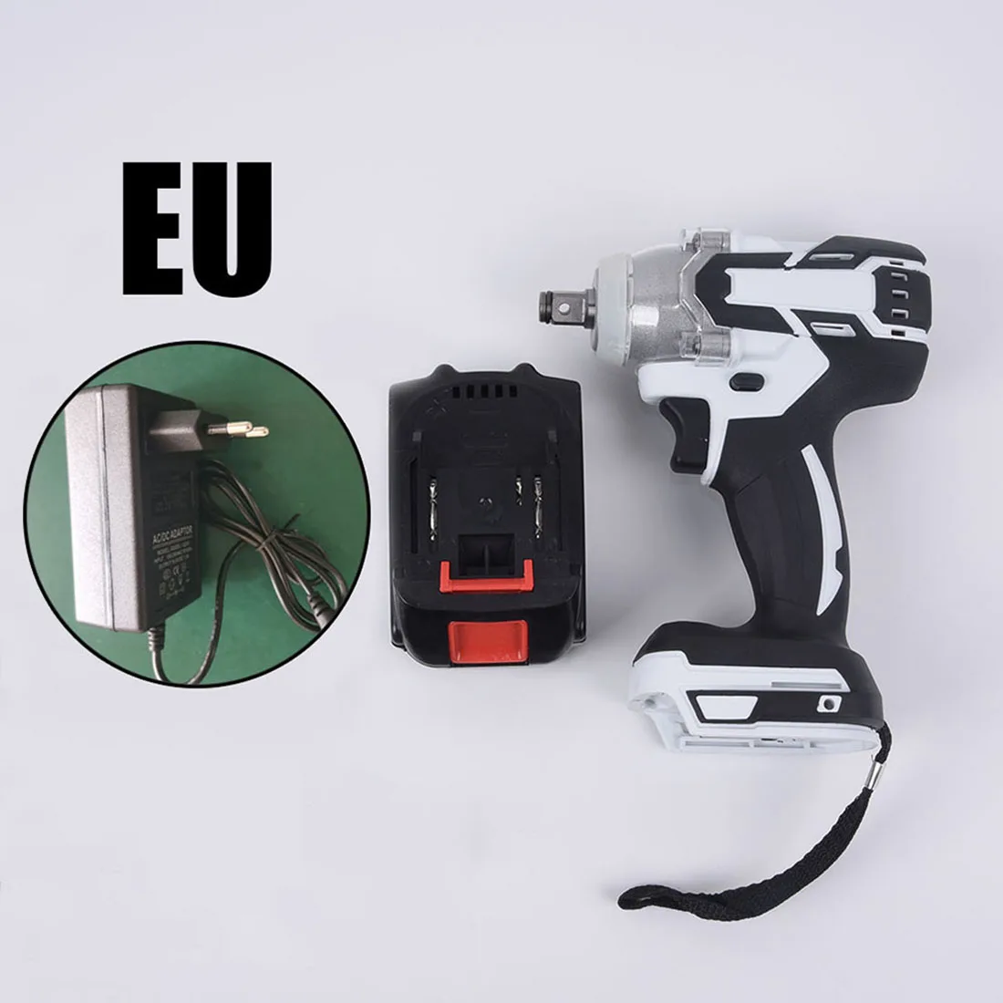 

88V 1280W Brushless Electric Drill Impact Wrench Cordless 360-520NM 10000mAh Power Tools Electric Wrench With Battery Car DIY