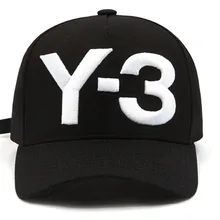 Y-3 папа шляпа вышитый логотип хип хоп Солнцезащитная шляпа для мужчин женщин Гольф письмо бейсболка Регулируемый ремень шляпы Y3 casquette
